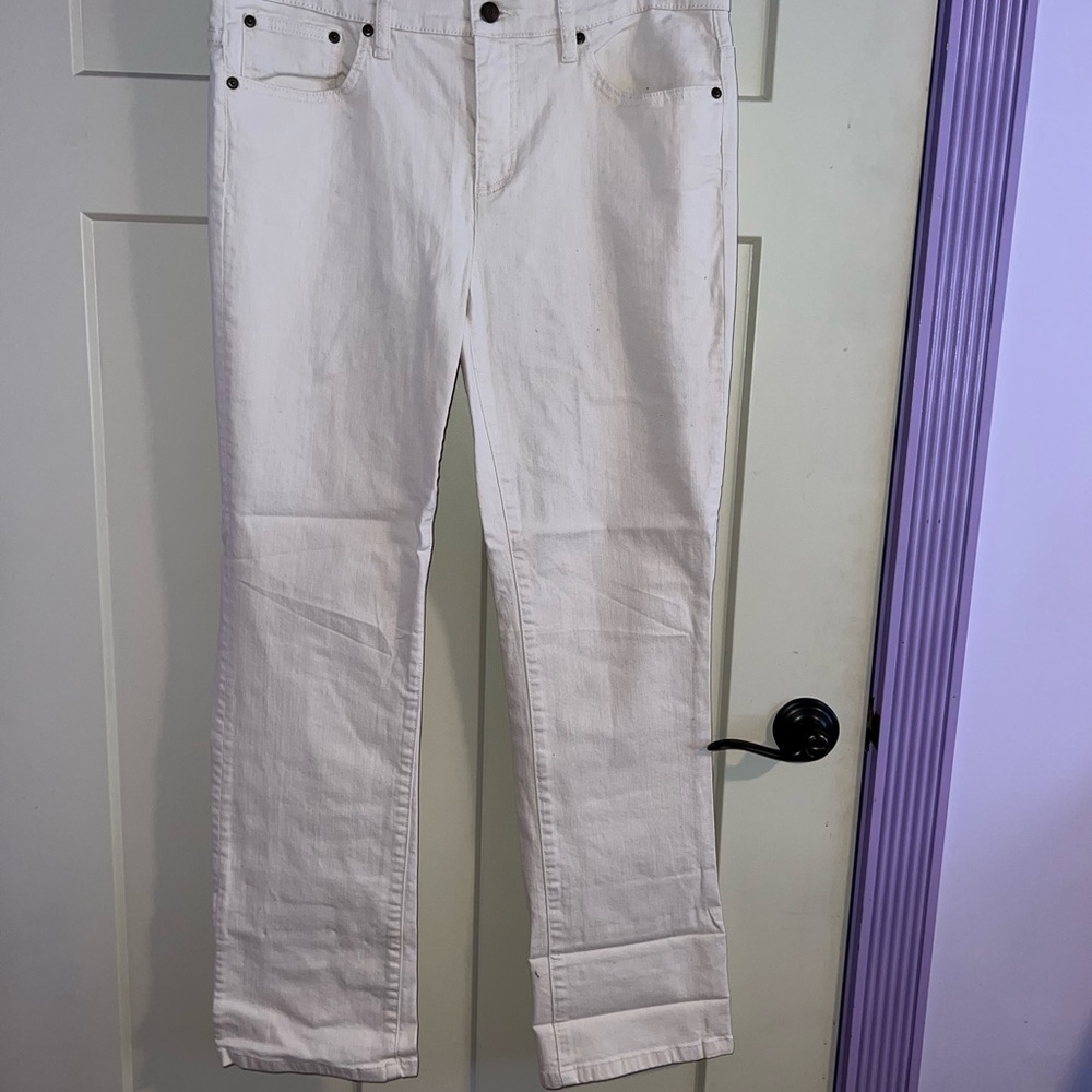 Ralph Lauren White Straight Jeans